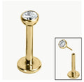 Maeve Gold Titanium Labret