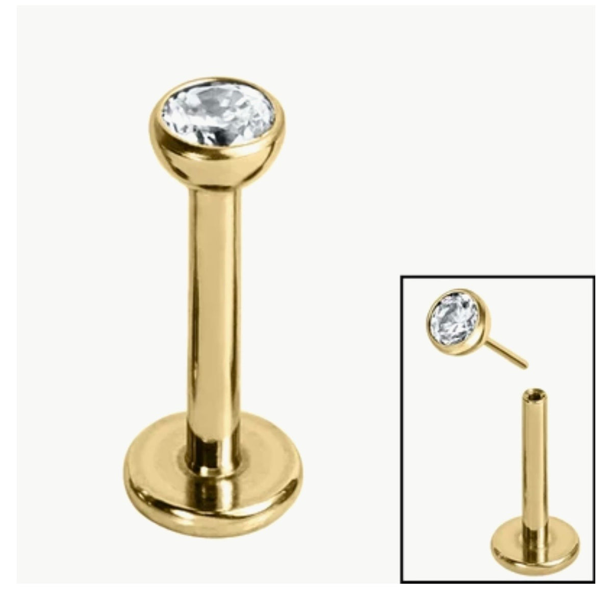 Maeve Gold Titanium Labret