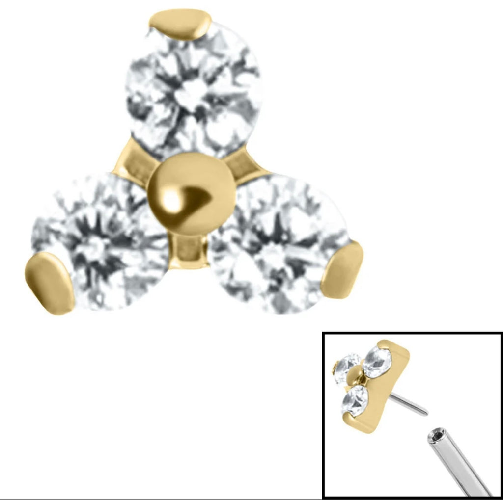 Lilia 3 Stone set