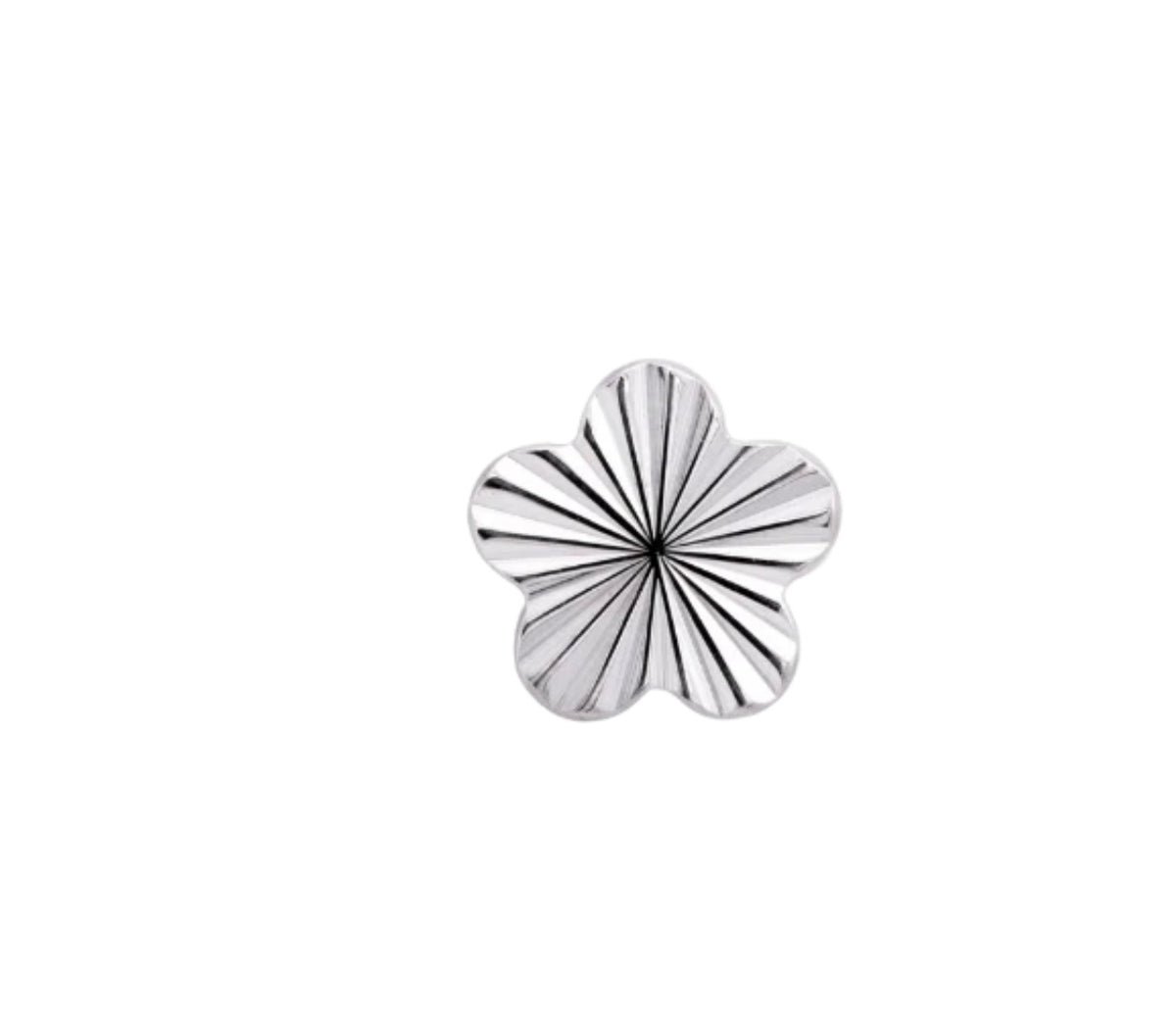 JUNIPURR JEWELRY TITANIUM LASER BLOSSOM