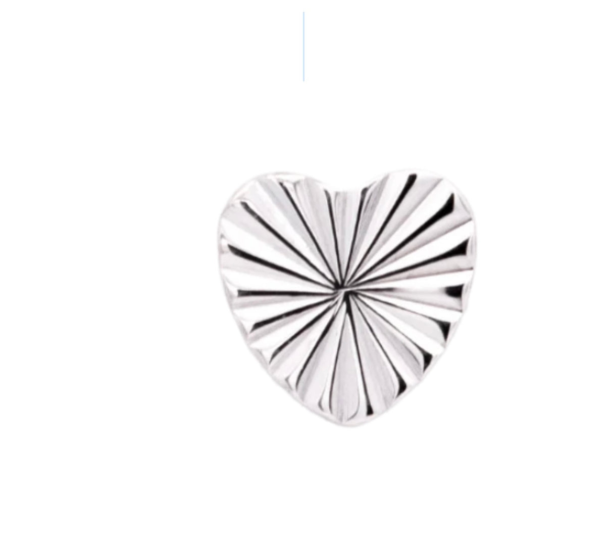 JUNIPURR JEWELRY TITANIUM LASER HEART