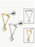 Mia jewelled chain drop