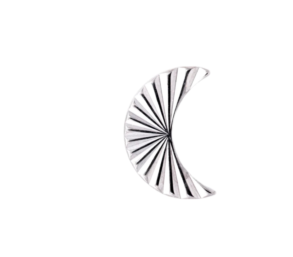 JUNIPURR JEWELRY TITANIUM LASER MOON