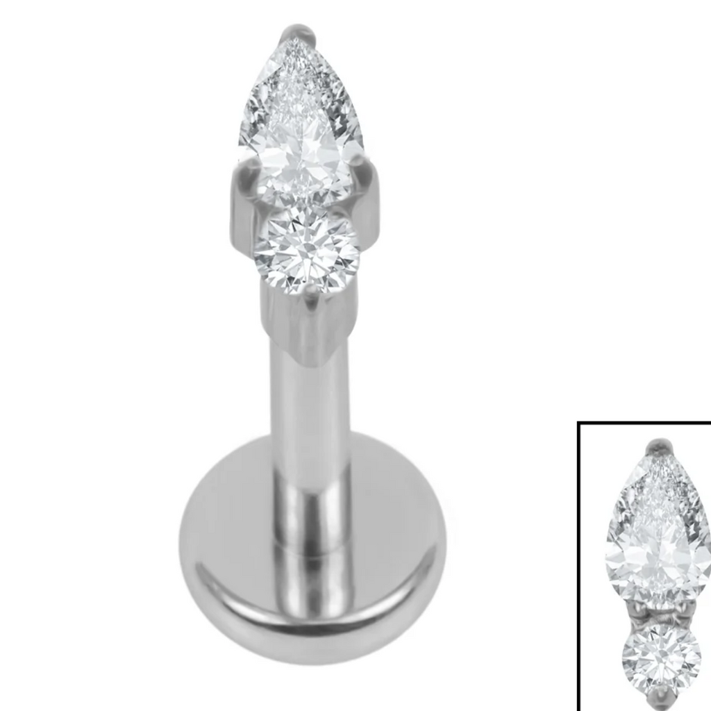 Gracie Titanium IntThreaded Labret