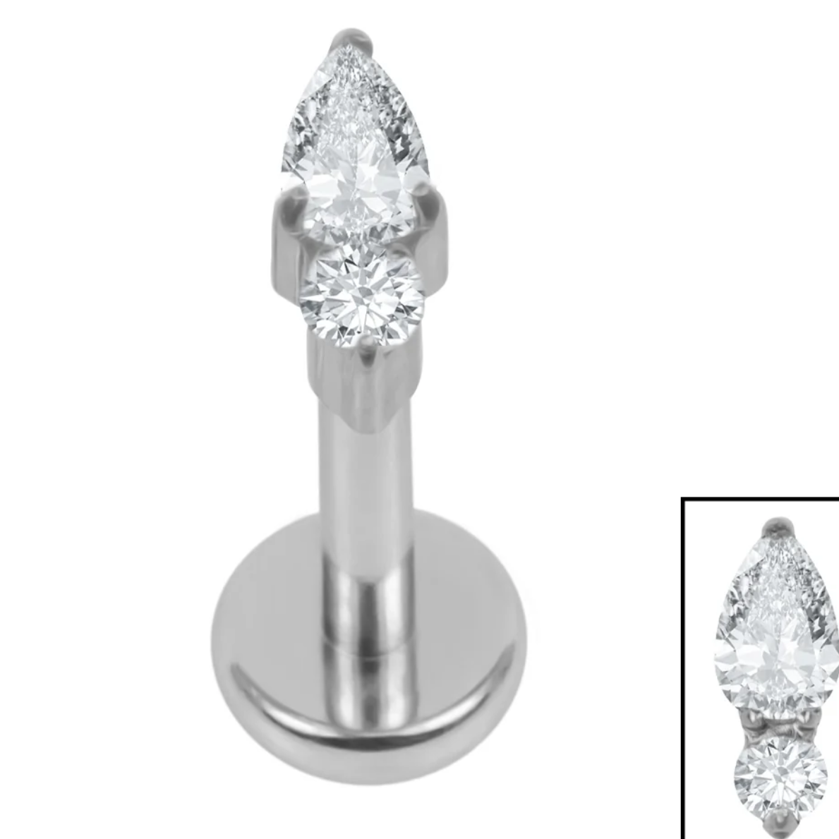 Gracie Titanium IntThreaded Labret